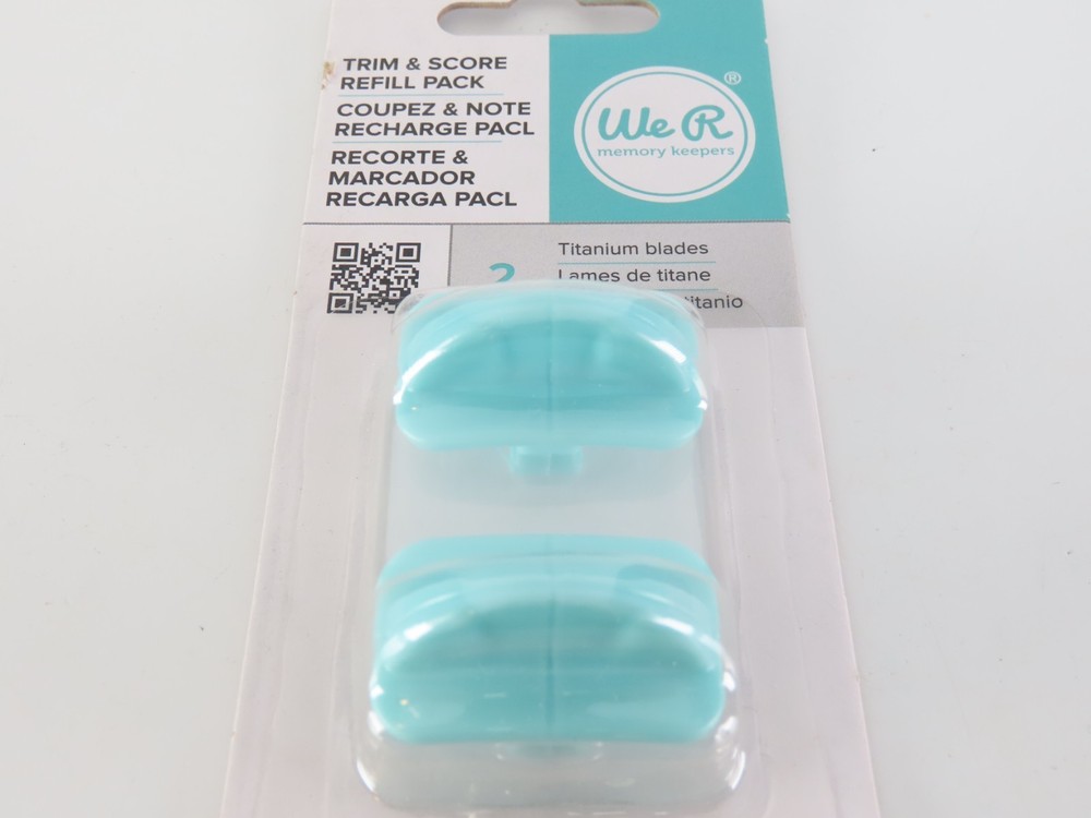 We R Memory Keepers Trim Score Refill Blade Sealed New 2 Pack