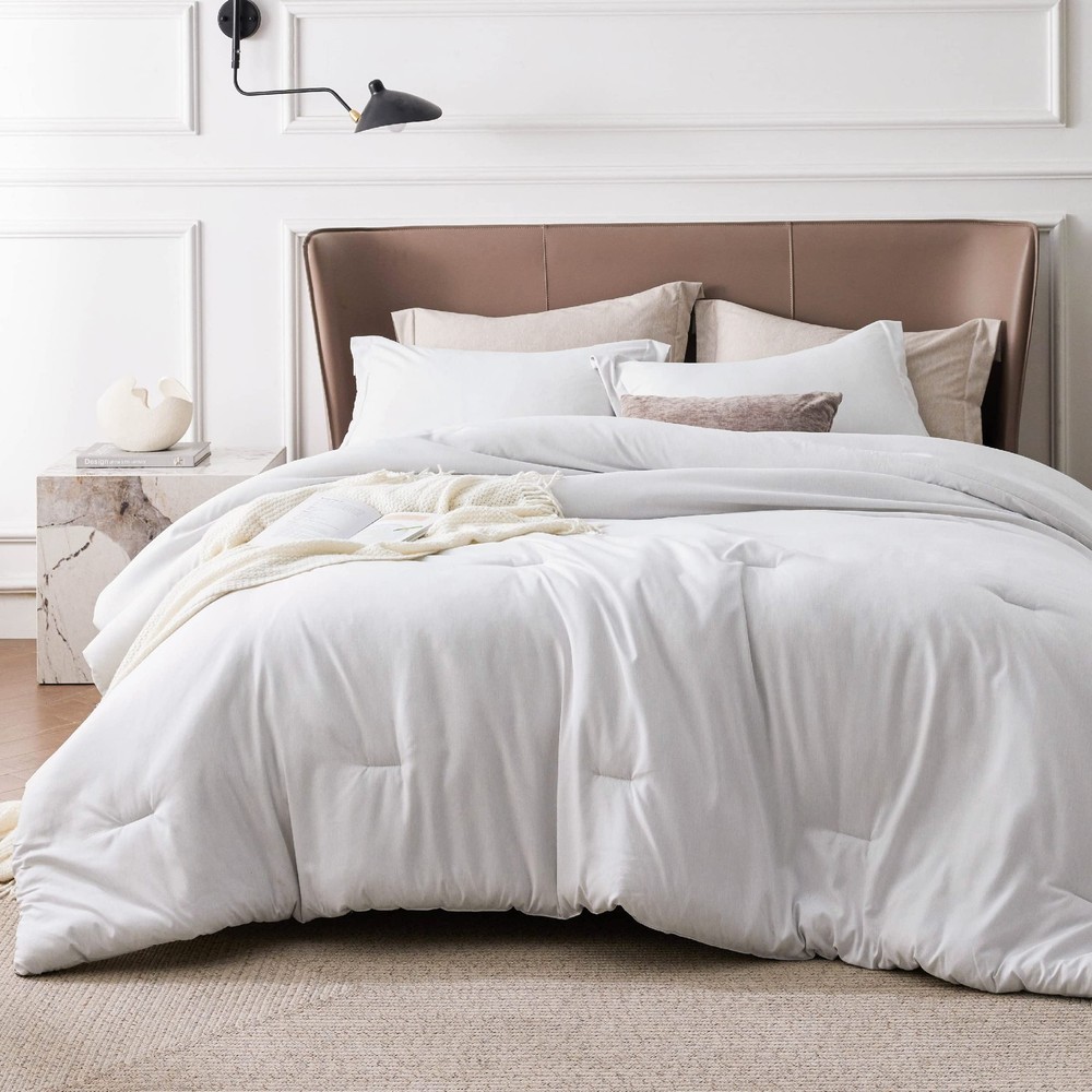 Bedsure King Size Comforter Set - Grayish White King, 06 -