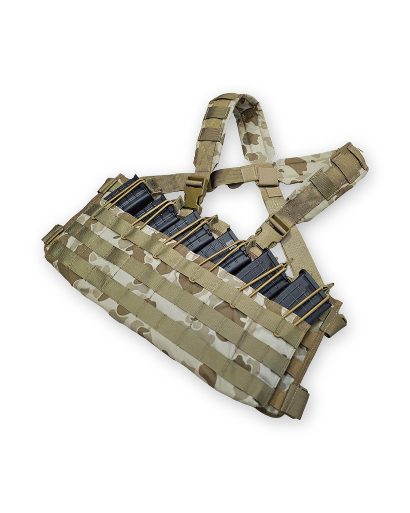Low Profile Chest Rig P1942 Frogskin Brown