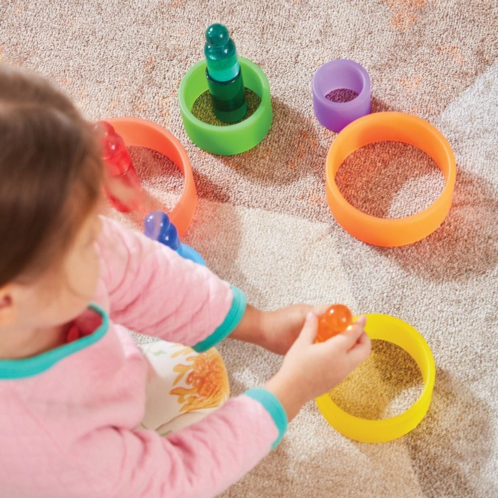 Kaplan Early Learning Discovery Circles - Rainbow - 6 Pieces