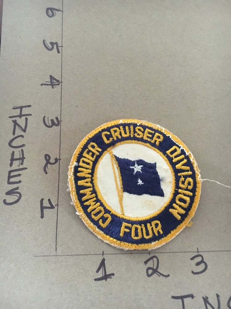 US Navy Commander Cruiser Division Four patch 4/22/25