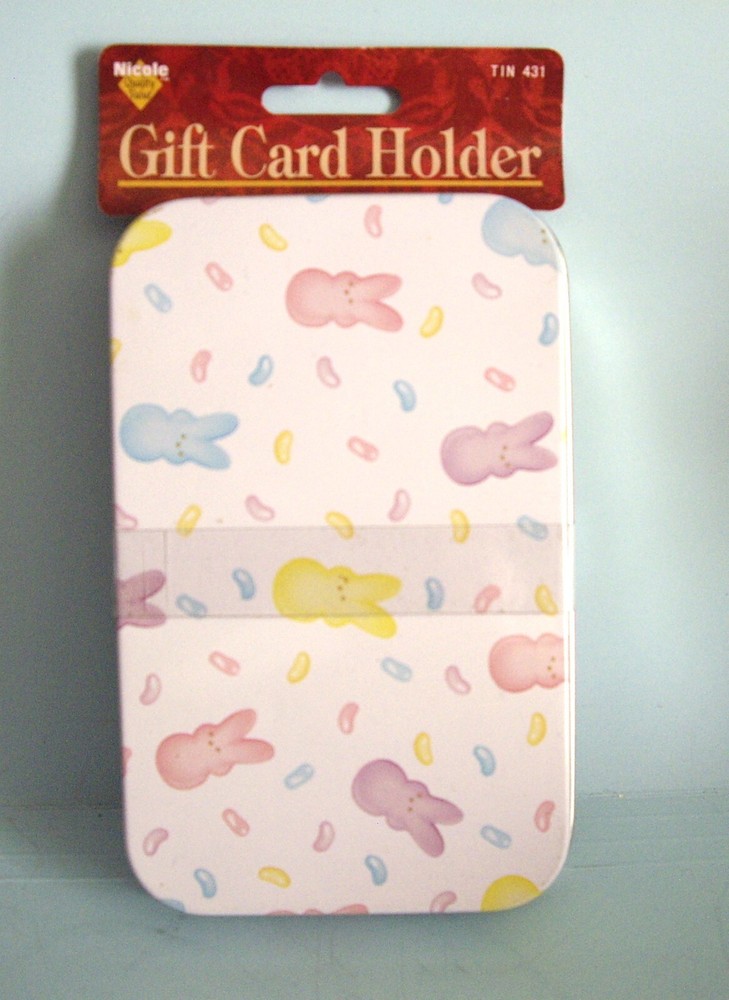 DECORATIVE METAL EASTER GIFT CARD HOLDER