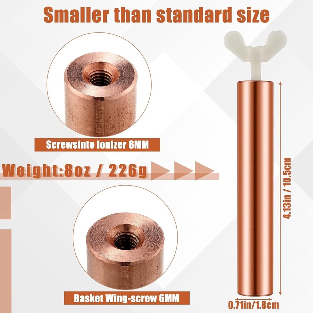 Copper Anode Replacement Set for Solar Pool Ionizer - Reduces Chlorine Costs