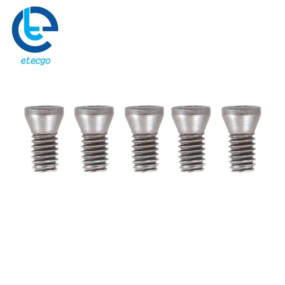 Carbide Indexable Turning Tool Bit With Carbide Inserts 5 PACK 3/8"