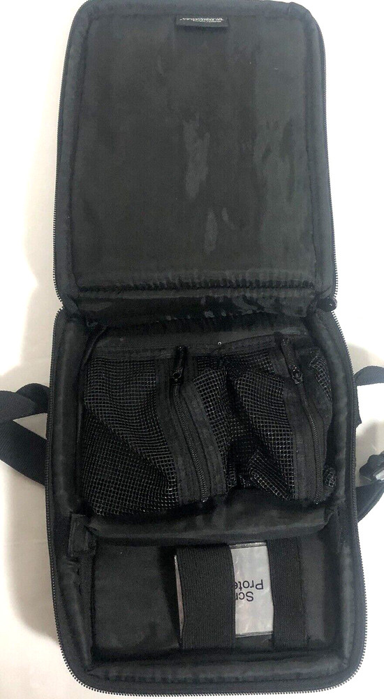 Nintendo DS Blue Zippered Carrying Case w/ Shoulder Strap Adjustable Pockets