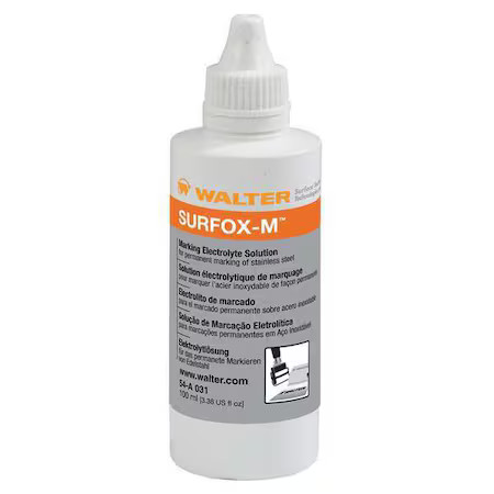 Walter Surface Technologies 54A031 Marking Solution, 3.4 Oz.