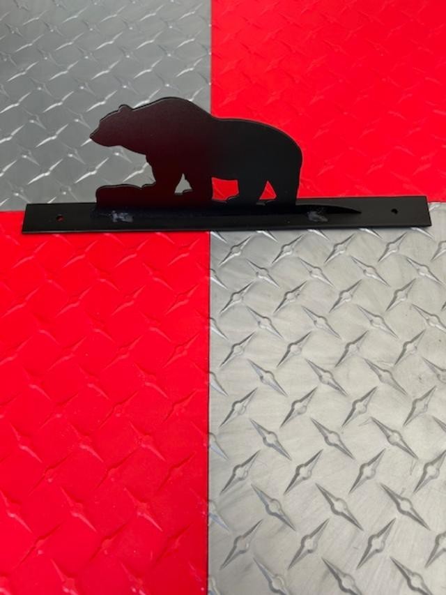 Bear Mailbox Topper, Decorative Bear Mailbox Top Sign,