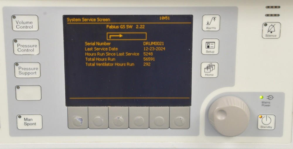 Drager Fabius GS Machine 8604700-12