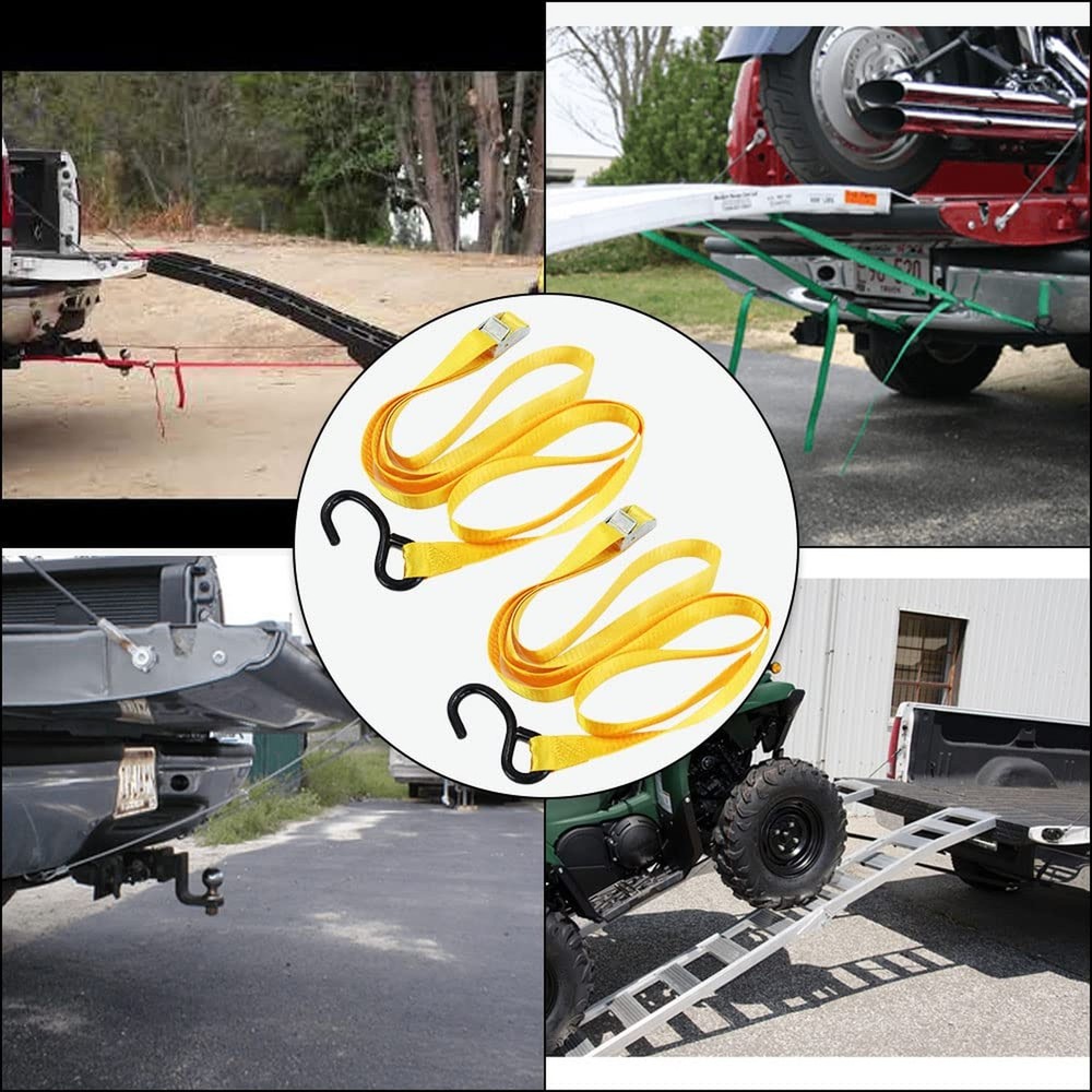 Replacement Ramp Safety Strap for ATV Loading 2pack