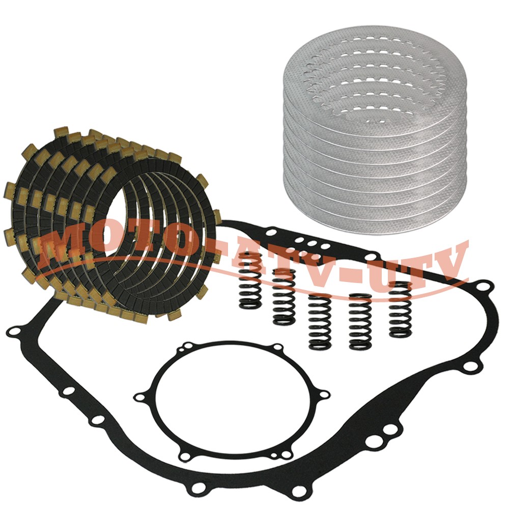Clutch Friction Steel Plates Kit & Gasket for Kawasaki KLX250S KLX250 2009-2014