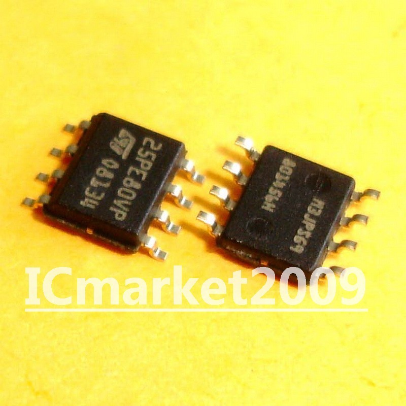 5 PCS M25PE80-VMN6TP SOP-8 25PE80VP Page-Erasable Serial Flash Memory Chip IC