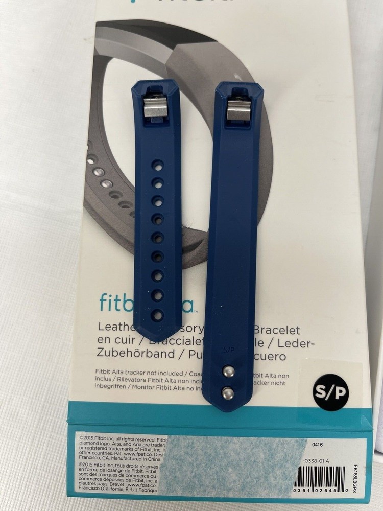 Fitbit Alta Small Black and Blue Bands-Pre Owned