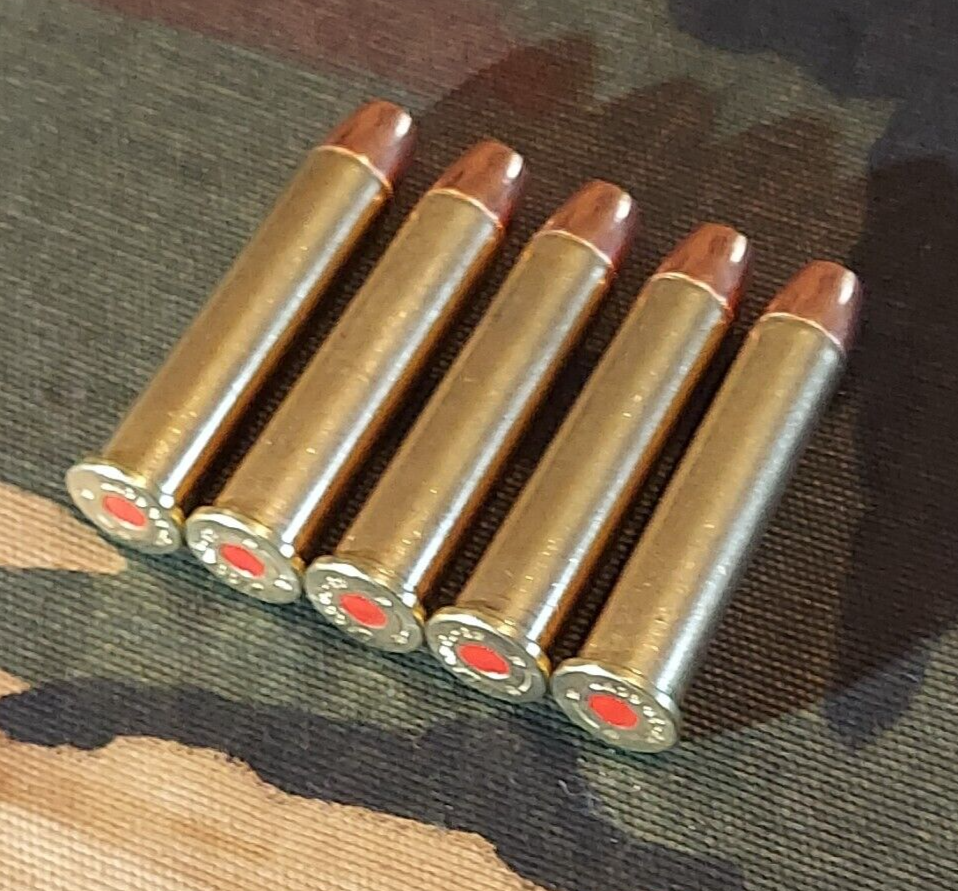 45-70 GOVERNMENT SNAP CAPS SET OF 5, BRASS AND FMJ, REAL 350gr WEIGHT!!!