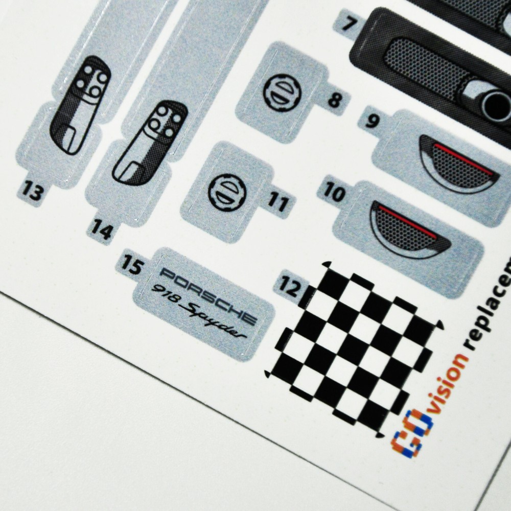 Replacement sticker for set 75910 Precut sticker