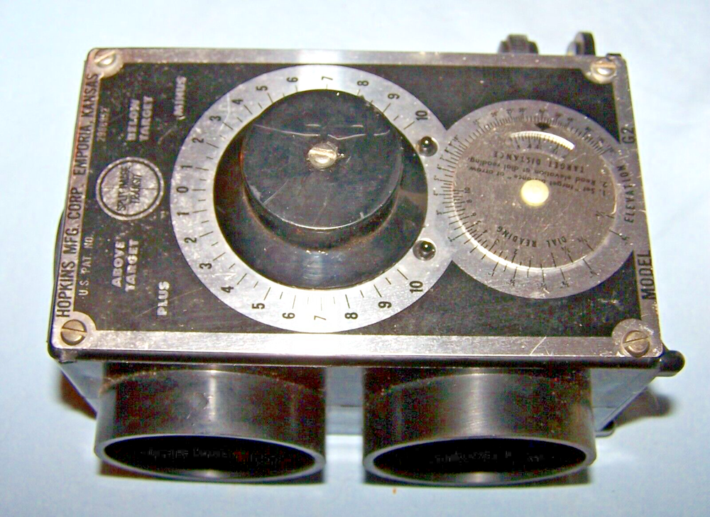1960-70s Hoppy Model G2 Split Image Transit Calibration System w/Leather Case