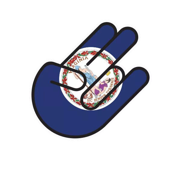 Virginia Shocker Sticker Decal