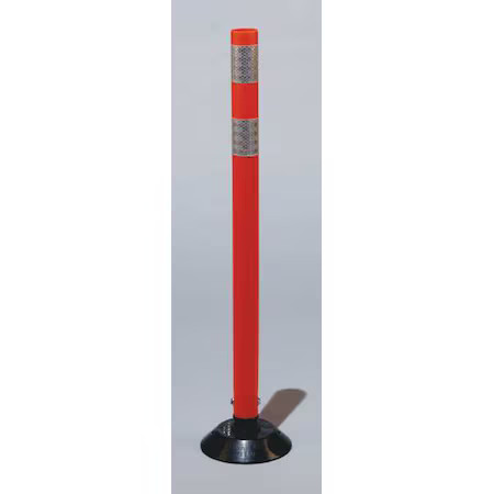 Delineator Post, Polyurethane, High-Intensity Prismatic, 28" Height, 3.5 Lb,
