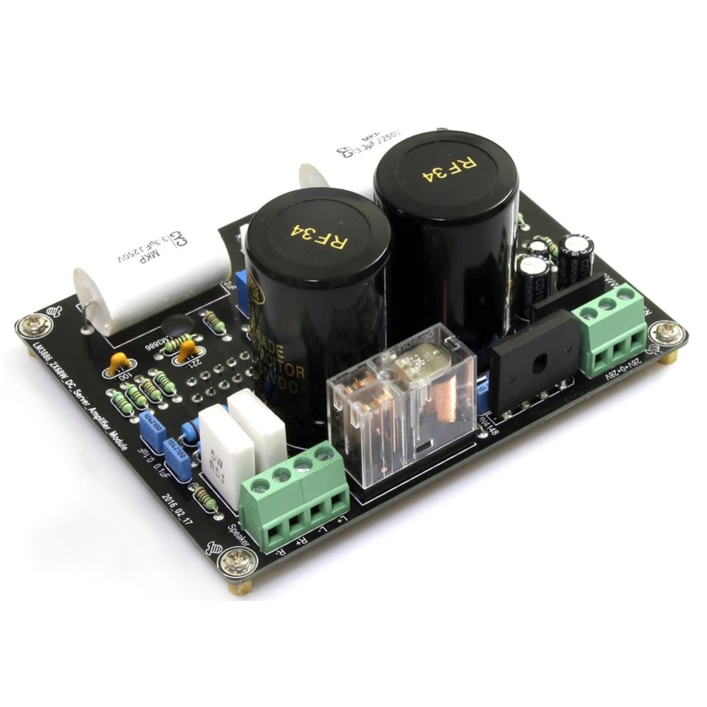 1pc LM3886 2x68W DC Servo Current Dynamic Feedback Power Amplifier Board