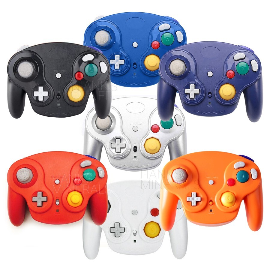 Wireless NGC Controller With Adapter Gamepad Compatible With Nintendo GameCube