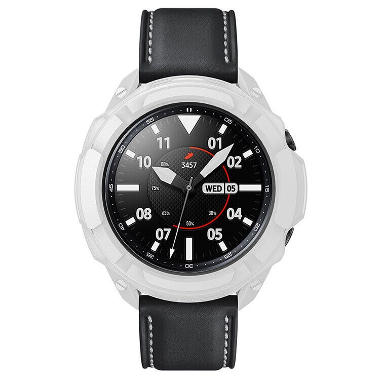 For Samsung Galaxy Watch3 Armor Protective Case Scale Ring Protective Cover