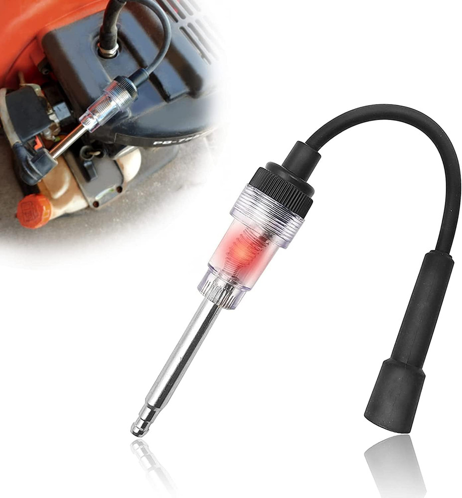 1Pcs Inline Spark Plug Tester, Small Motor Vehicle Engine Ignition, Armature Dia