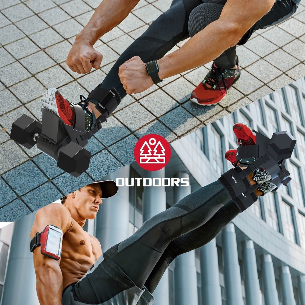 AnkleBell Leg Weights Adapter Ankle Weights Adjustable Dumbbell Adapter Single