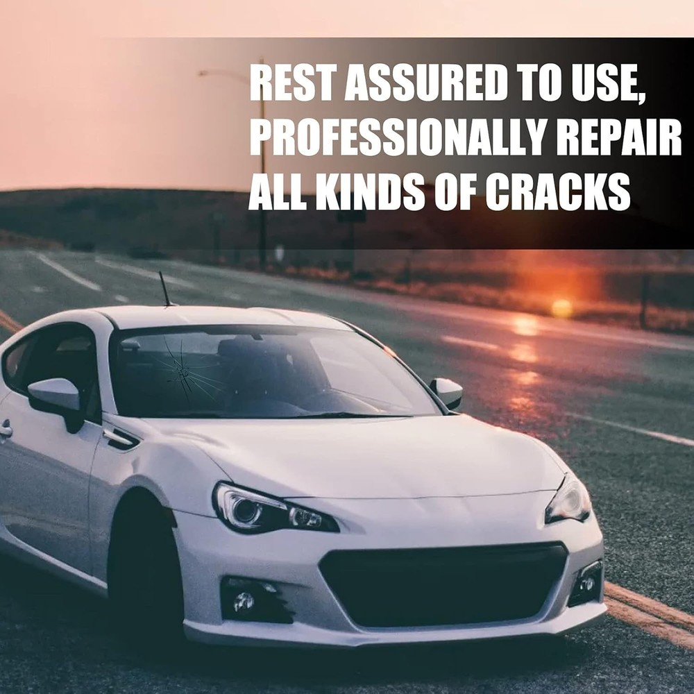 CrackFix Pro and Windshield Repair Kit – Stop Chips & Cracks Fast