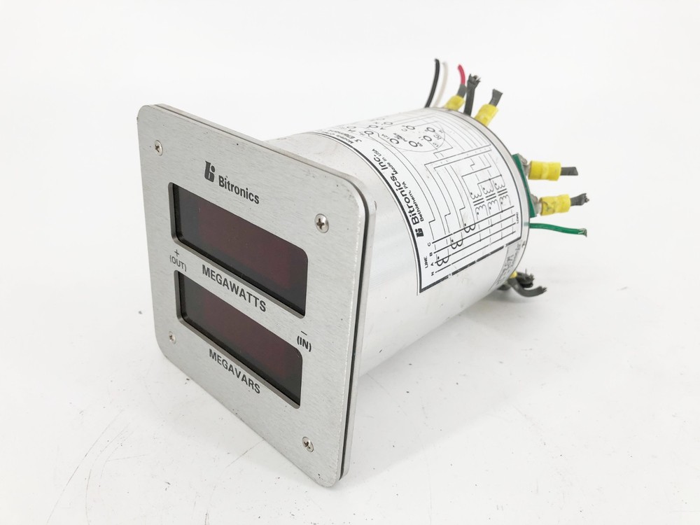Bitronics QTWIE1 Digital Power Meter 115VAC 3 Element 3 Phase 4-Wire