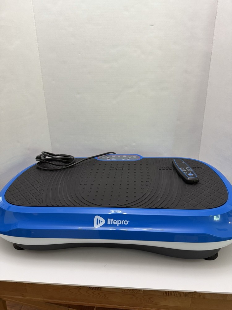LifePro Blue Vibration Plate Exercise Machine with Remote Control