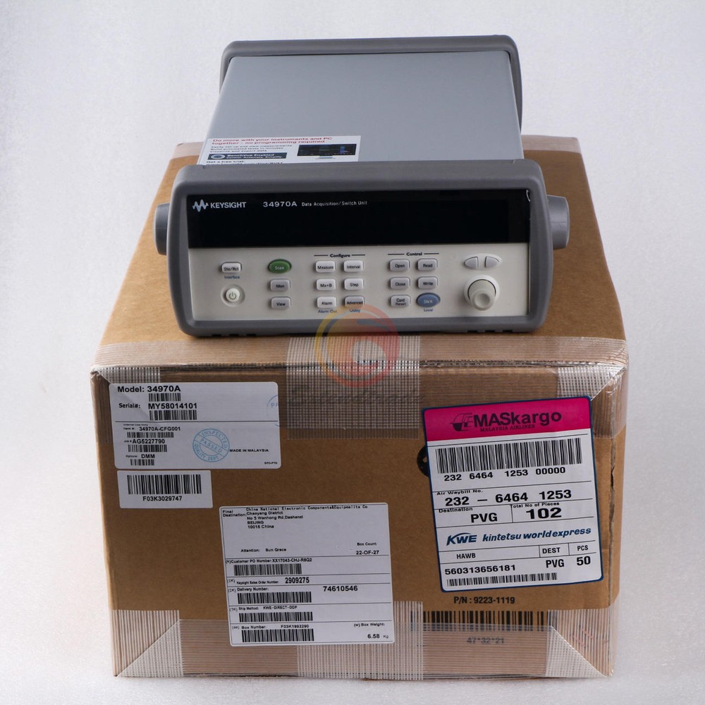 ONE NEW keysight 34970A data acquisition switch