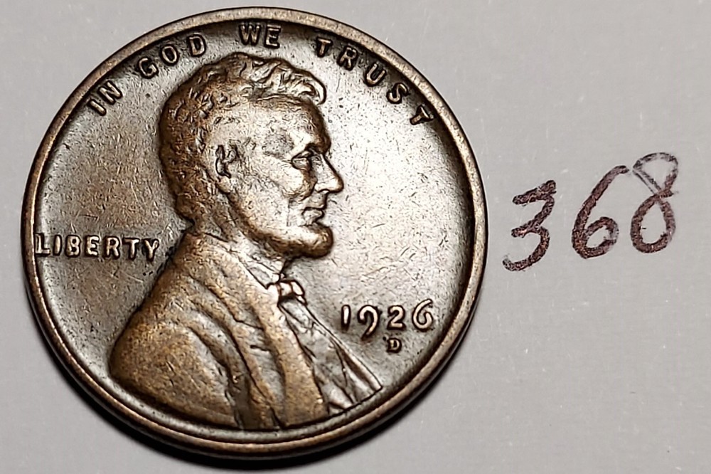 1926-D Lincoln Wheat Cent #368
