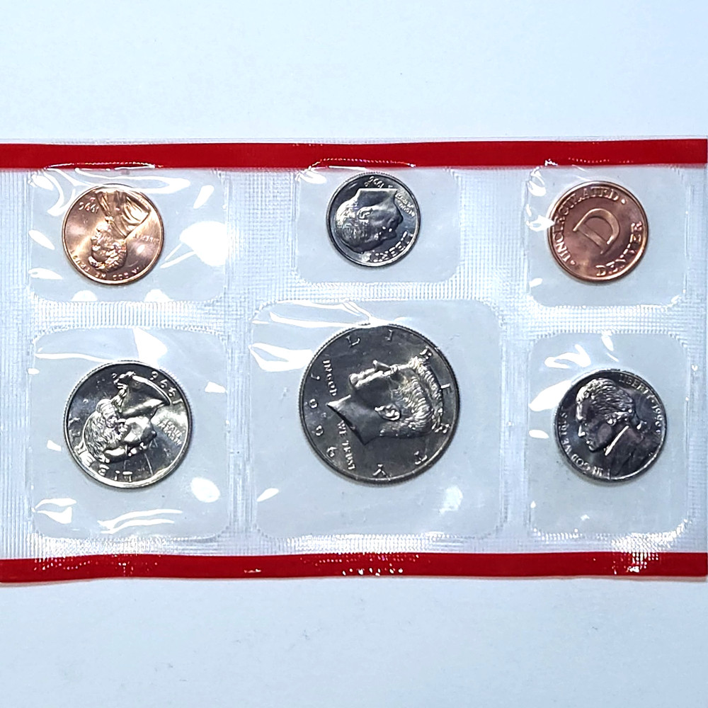 1996 D US Mint Set - 5 BU✨️ Coins/Mint Cello - Includes Mint Token