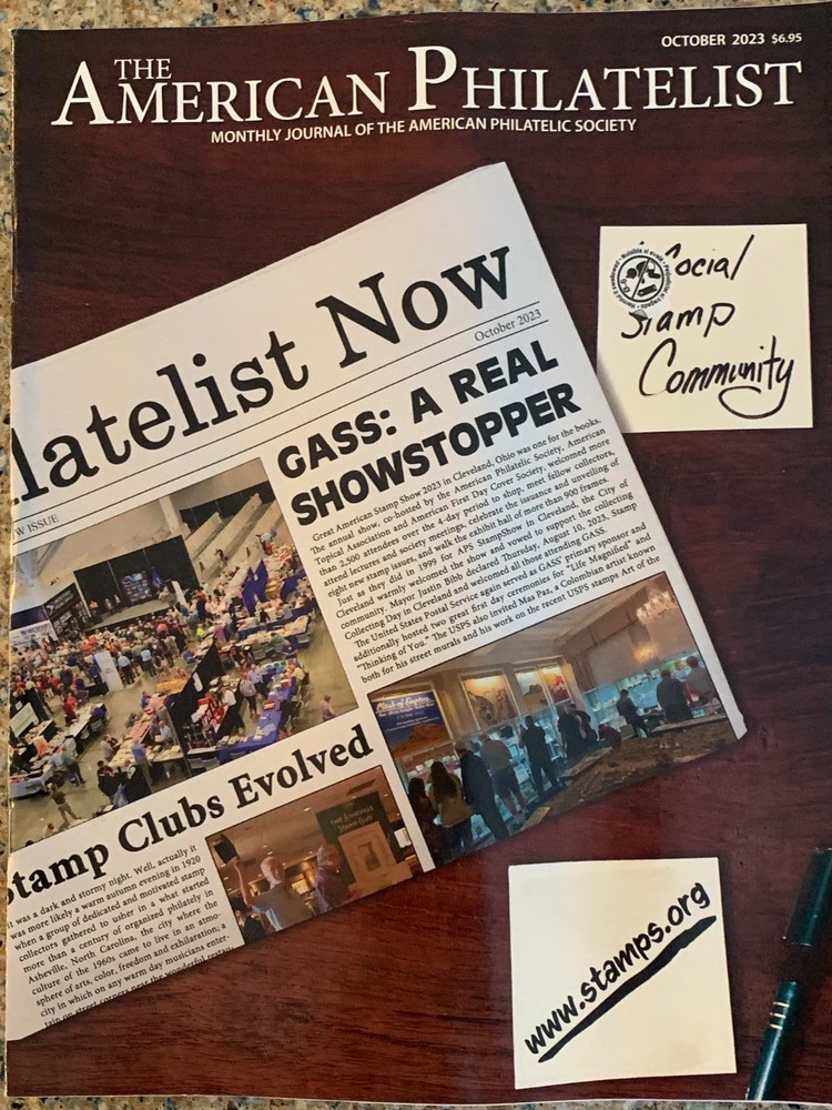 American Philatelist Magazine  2023,  October