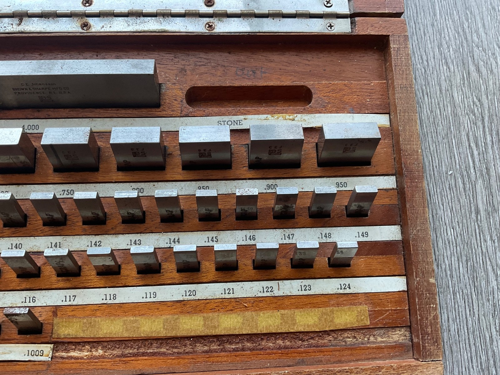 Johansson Brown & Sharpe 84 pieces Gage Set - Scrap only, Missing 3, Extra 3