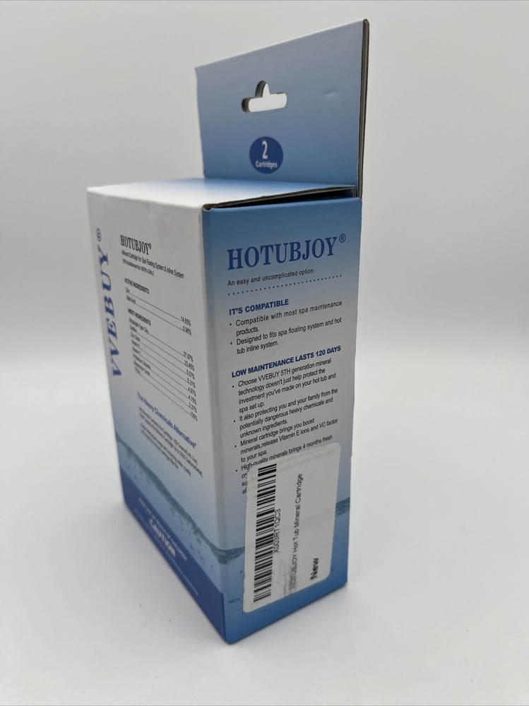 HOTUBJOY- 2 Mineral Cartridges for Spa floating System&inline System