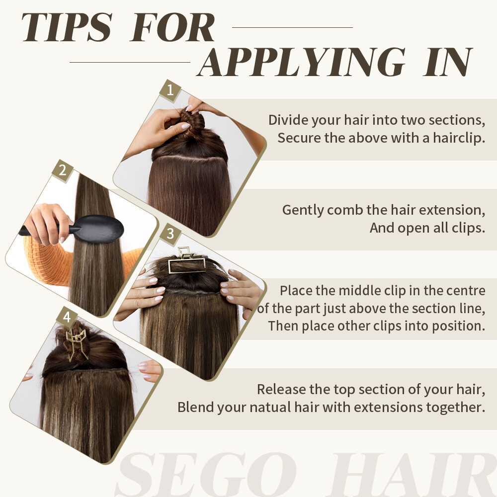 USA Mega Thick Clip In Hair Extensions One Piece Straight Curly Wavy As Human