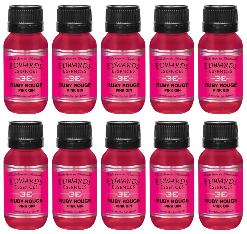 Edwards Essence Ruby Rouge 50ml 10 Pack Brewing Distilling Spirits