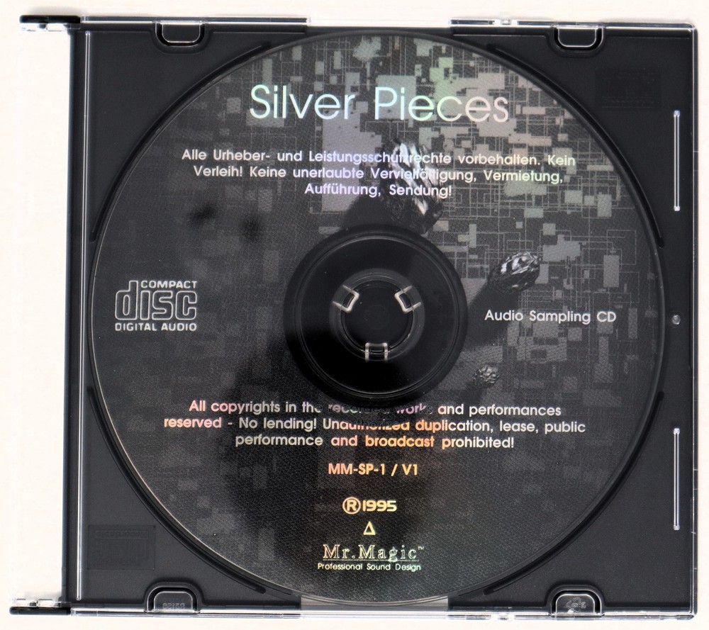 Mr. Magic Professional Sound Silver Pieces Sample/Sound Library/Sampling CD 1995