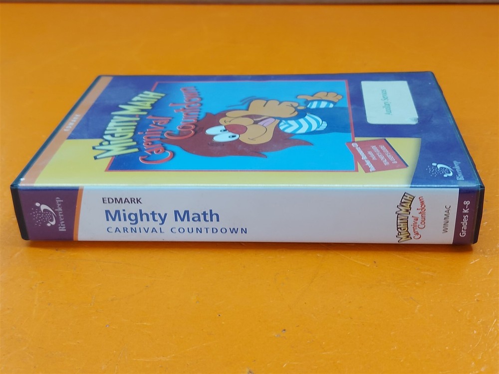 ⭐️⭐️⭐️⭐️⭐️ Mighty Math Carnival Countdown Grades K-8 Teacher + Student Disk Set