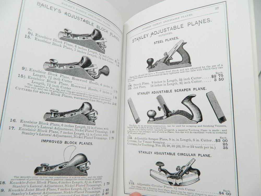 STANLEY 1892 Price list Reprint