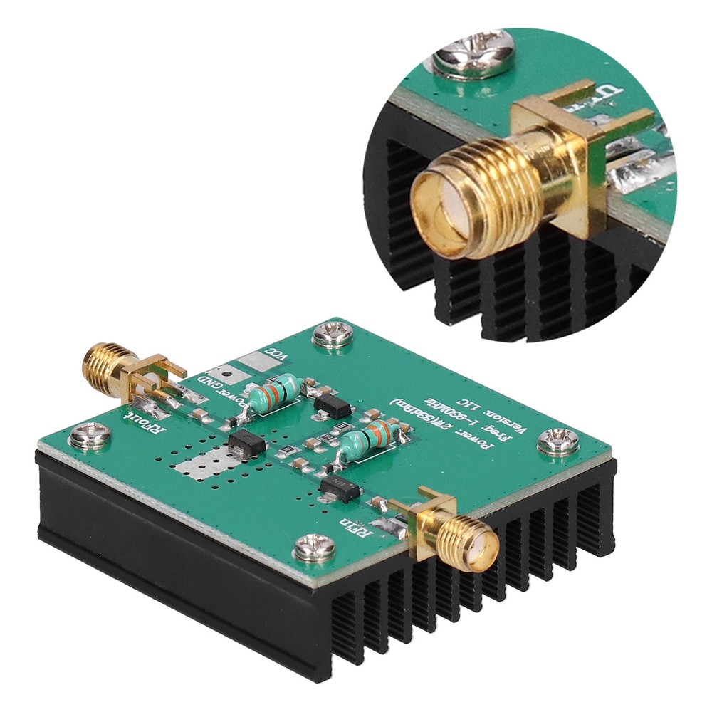 12VDC RF Power Wideband Amplifier Amplification Module 1-930MHz Working Freq CST