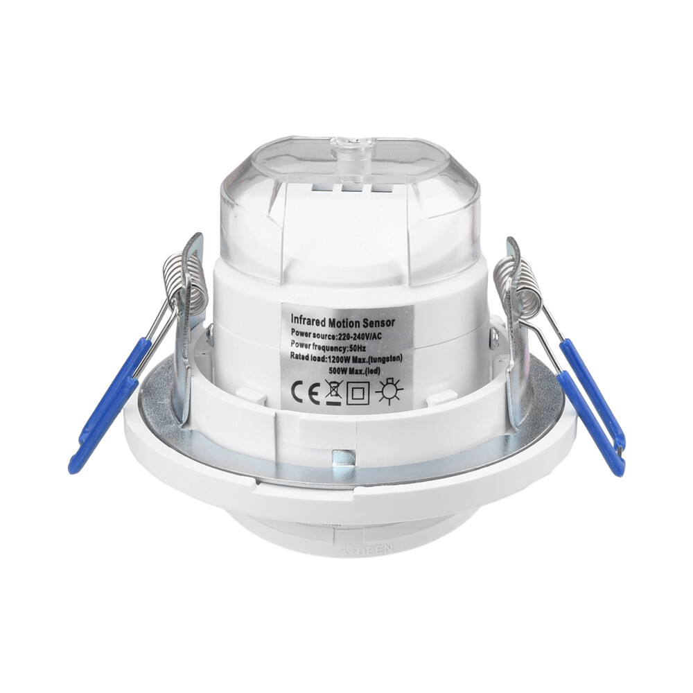 AC220-240V PIR Motion Sensor Detection Embedded Rotary Sensor 360° Motion Sensor