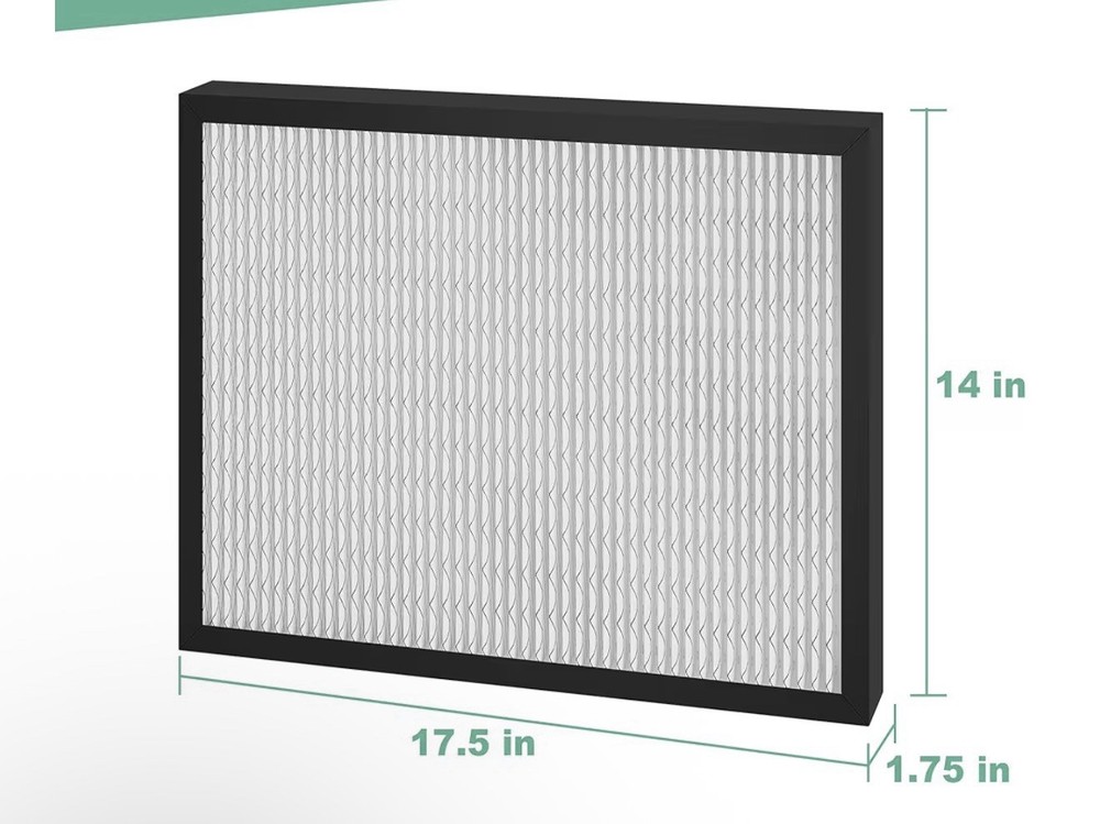 14" x 17.5" x 1.75" MERV 13 Replacement Dehumidifier Filter (2 Pack)