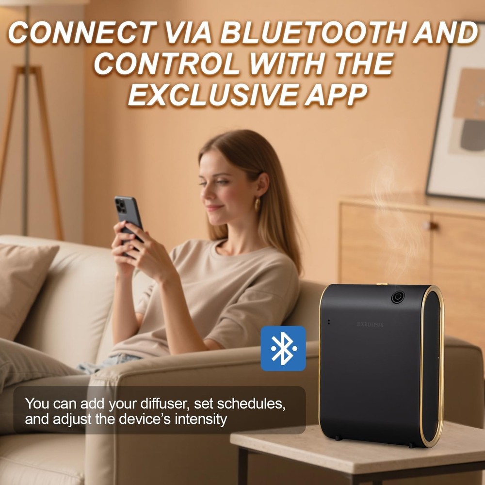 Home Bluetooth Smart Waterless Aromatherapy Machine, Essential Oil Diffuser, ...