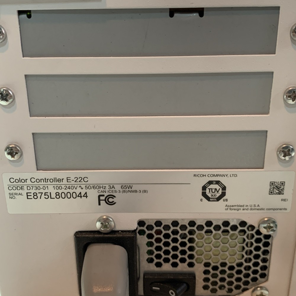 Ricoh Color Controller E22C Fiery Printer Controller for C3003 C3503 C4503