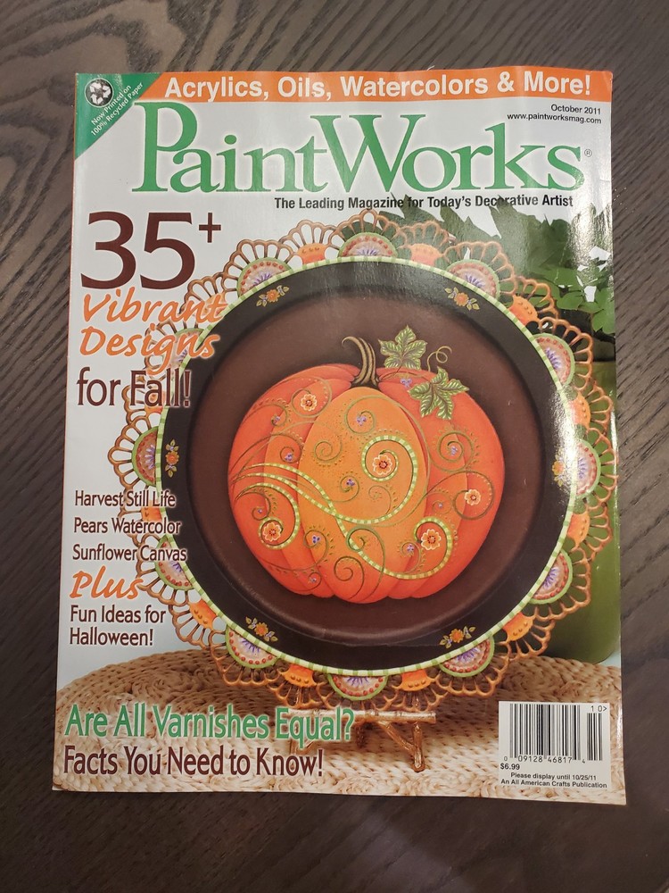PaintWorks Magazine – October 2011 – Fall Designs with Insert/Patterns