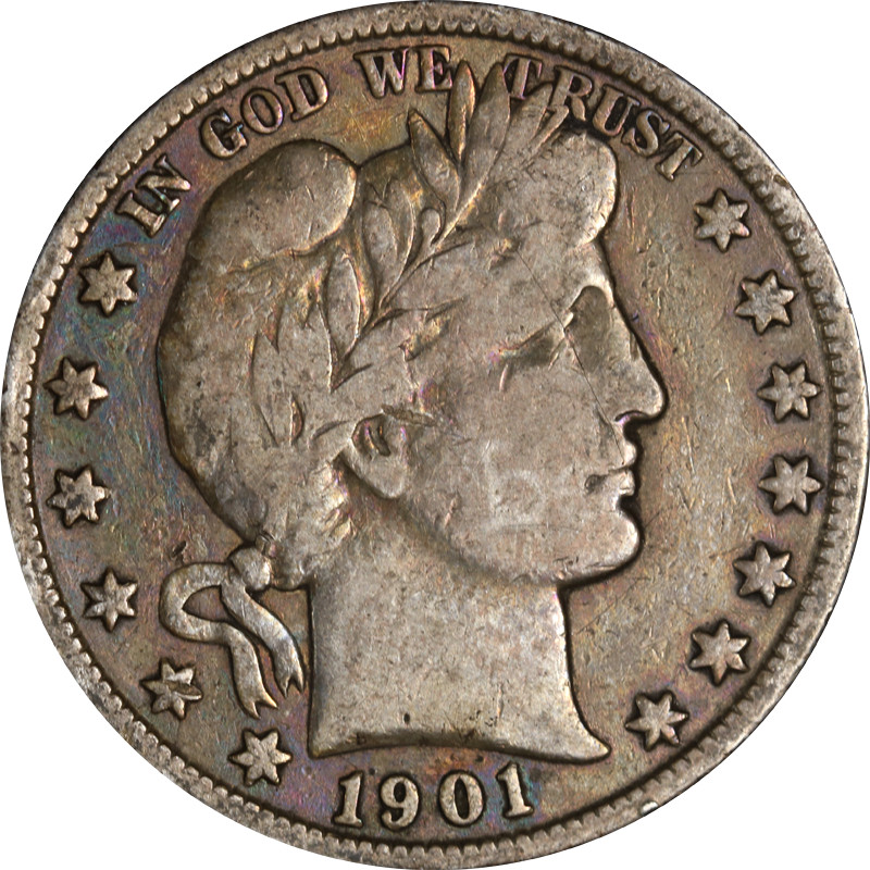 1901-P Barber Half Dollar