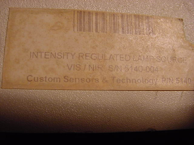 Make Offer CUSTOM SENSORS TECHNOLOGY Model 5140 VIS/NIR VIS NIR Light SOURCE