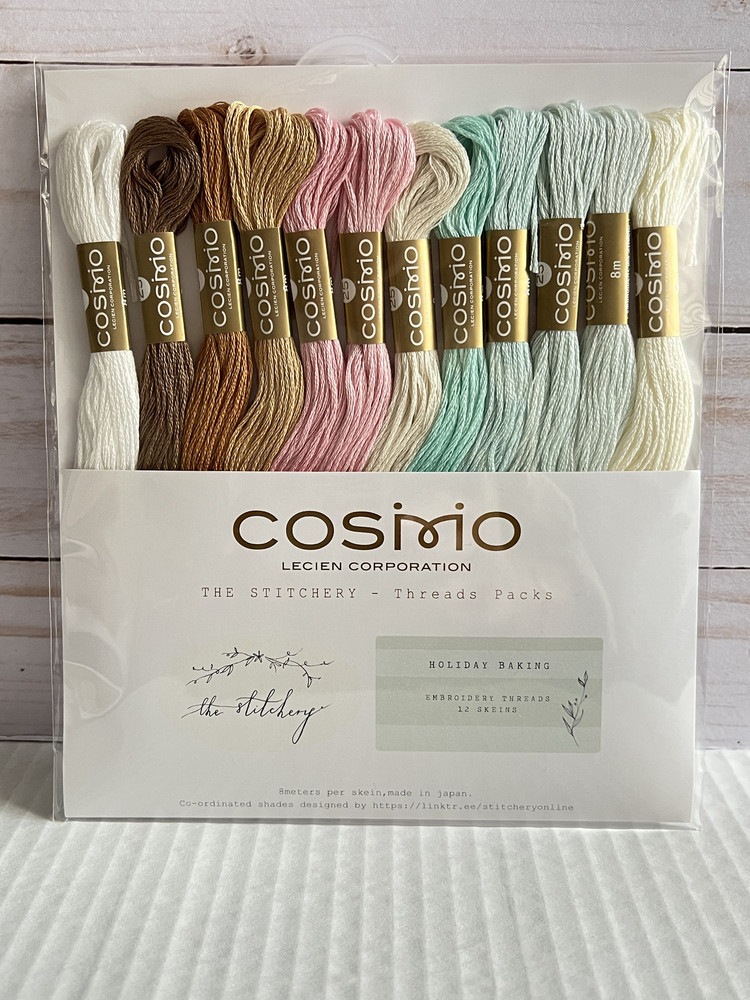 Cosmo embroidery floss pack (12 skein per pack)