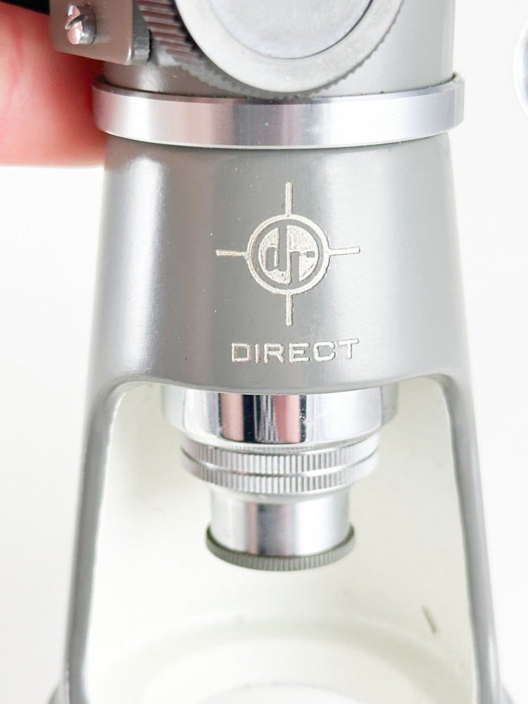 Vintage Direct 40x Shop Microscope in Box *examples*